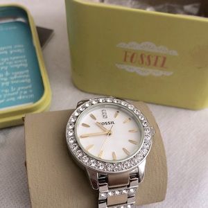 Fossil Women Silver Watch | Style: Jessie